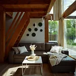Rezerwat Sauna - Balia - Hot Tube - Jacuzzi - Basen - Klimatyzacja - Kominek Lodge *