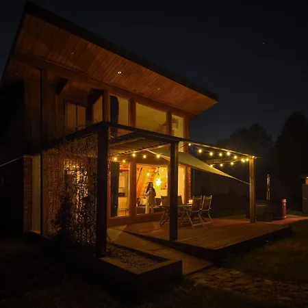 Rezerwat Sauna - Balia - Hot Tube - Jacuzzi - Basen - Klimatyzacja - Kominek 山林小屋 Wielin