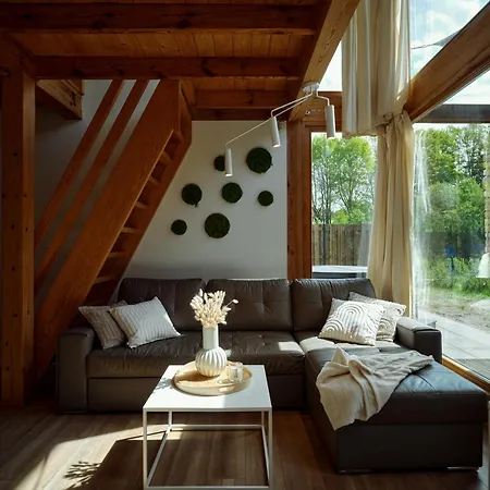 Rezerwat Sauna - Balia - Hot Tube - Jacuzzi - Basen - Klimatyzacja - Kominek Lodge *