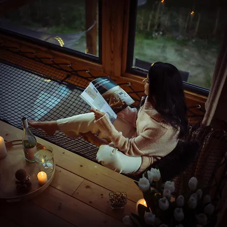 山林小屋 Rezerwat Sauna - Balia - Hot Tube - Jacuzzi - Basen - Klimatyzacja - Kominek